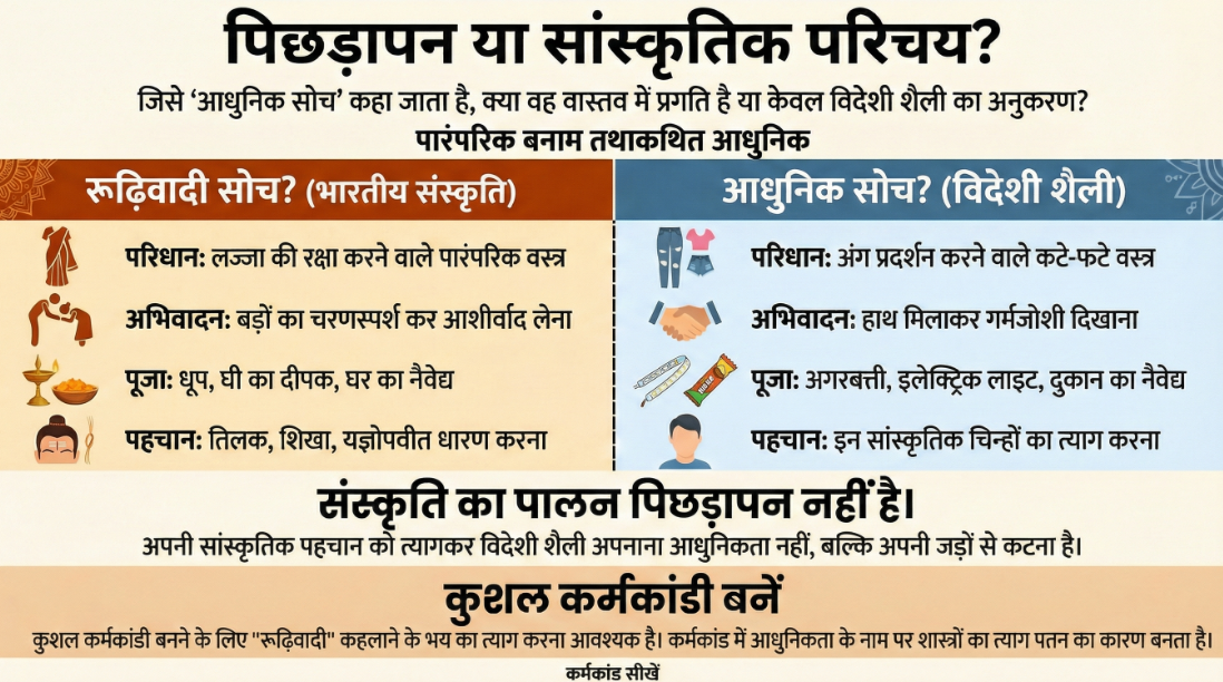 कर्मकांड और रूढ़िवादिता या पिछड़ापन