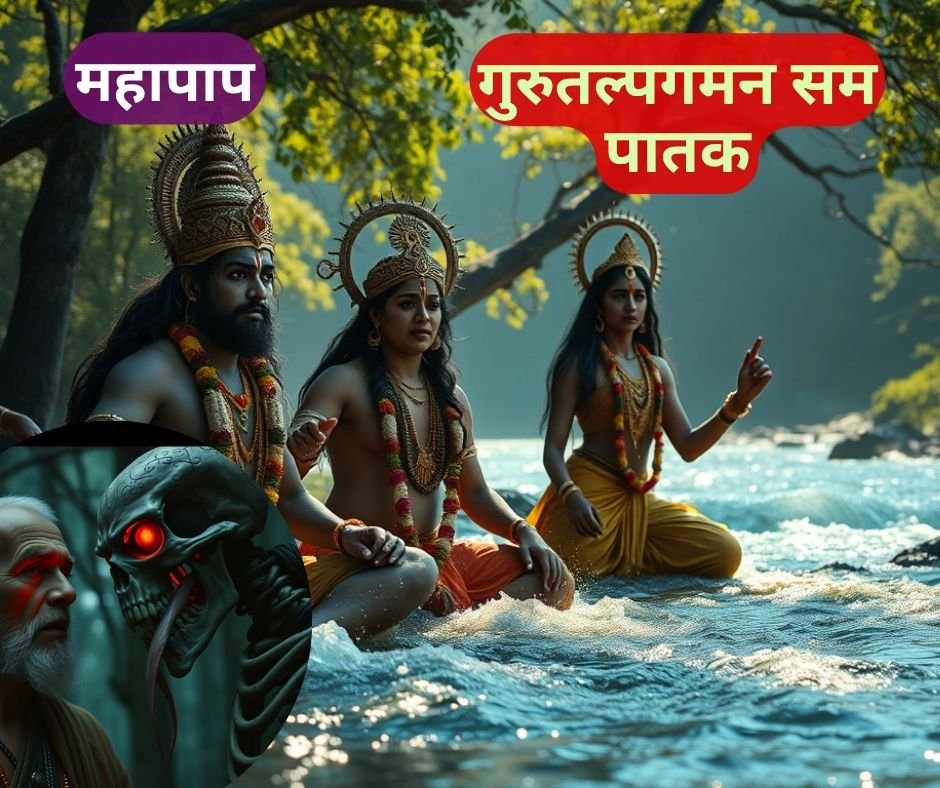 गुरुतल्पगमन के समान पातक/महापाप - gurutalpgamansam