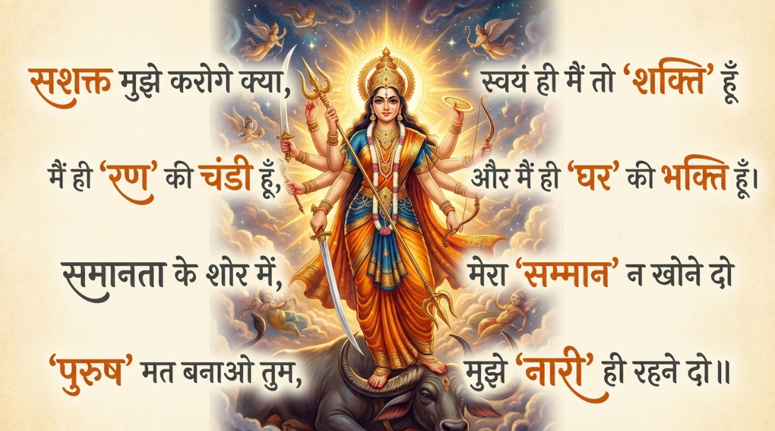 नारी सशक्तिकरण : नारी ही शक्ति है, उसे सशक्त करना विरोधाभास है