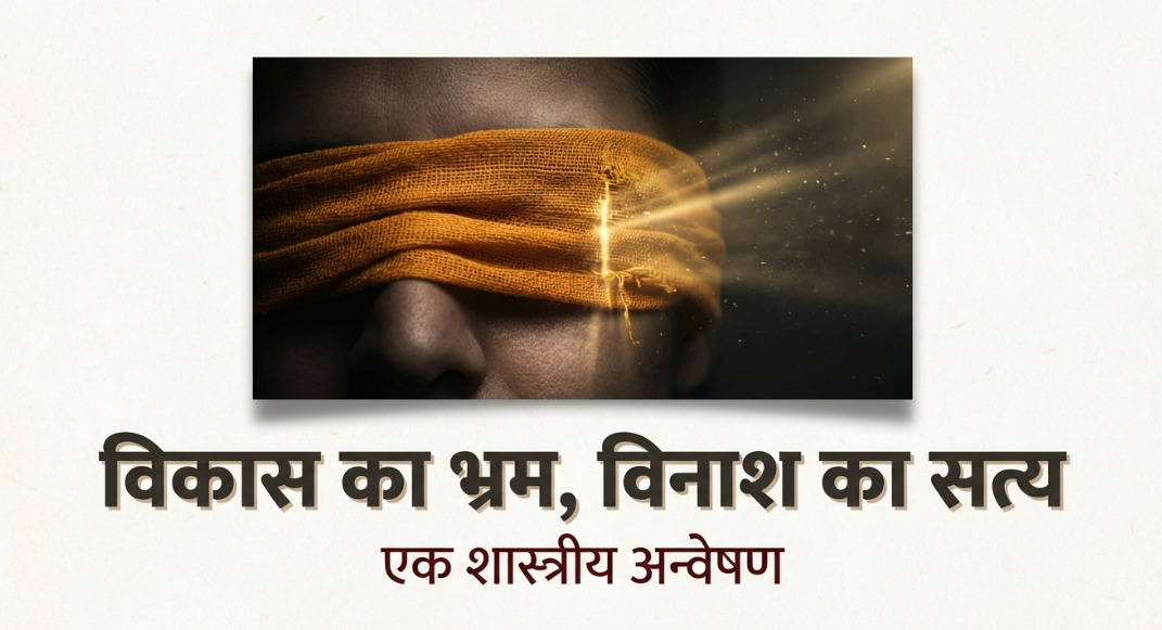 अंधभक्तों : आंखों की पट्टी खोलो, विकास के पीछे विनाश छुपा है